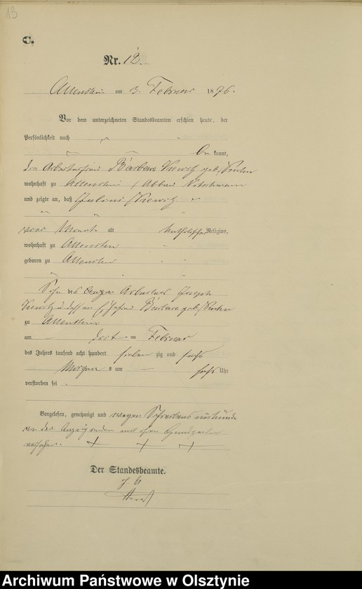 image.from.unit.number "Sterbe-Haupt-Register Nr 1 - 188"