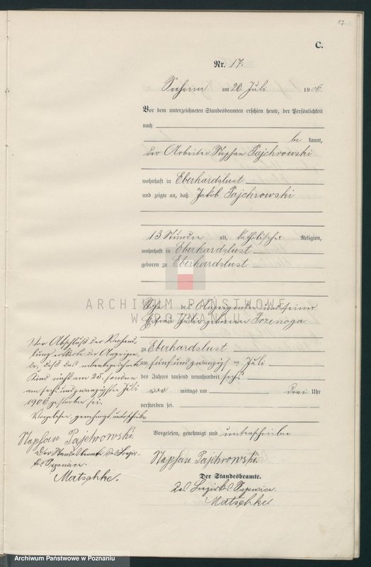 Obraz 20 z jednostki "Sterbe-Haupt-Register"
