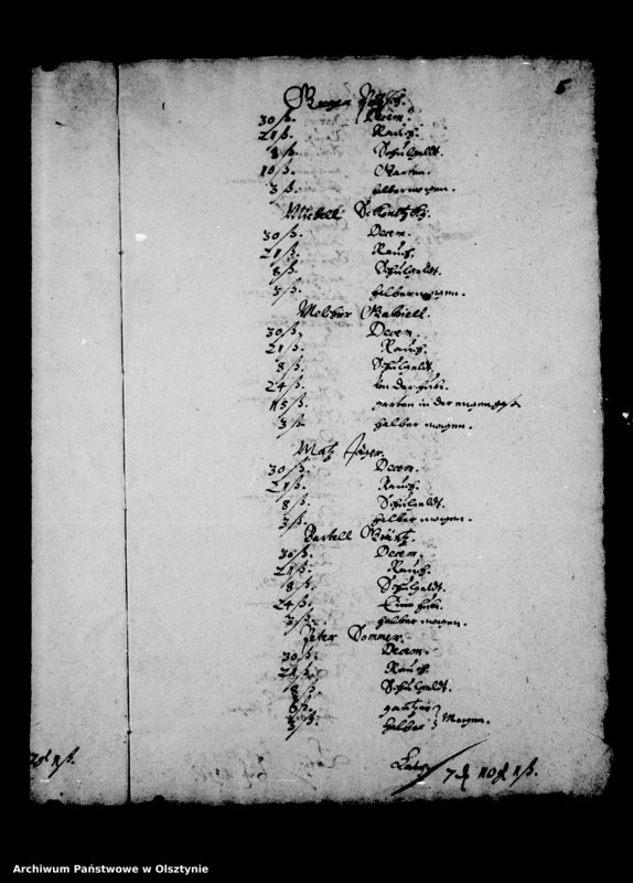 image.from.unit.number "Kirchen-Rechnung in Deutsch Eylau"