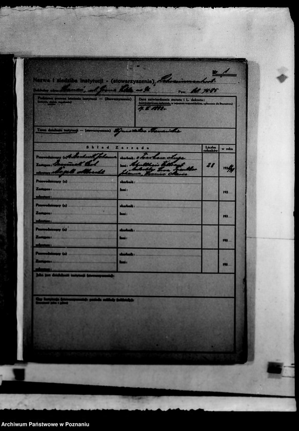 Obraz 5 z jednostki "/Kartoteka instytucji opiekuńczych/"