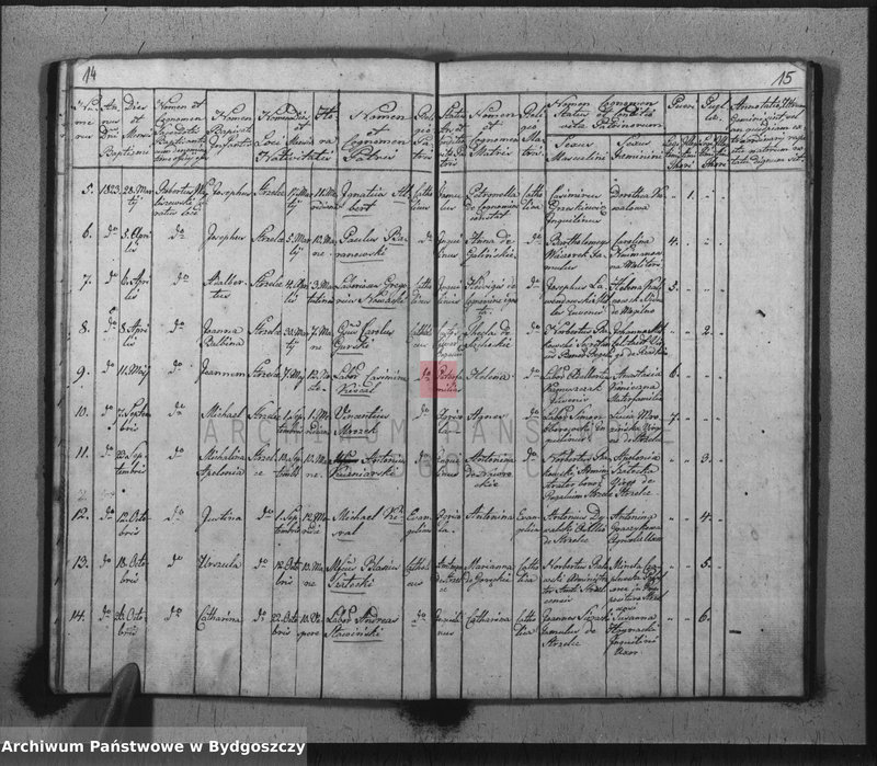 image.from.unit.number "Duplicate der Kirchen Bücher drer Katholischen Kirche zu Strzelno"
