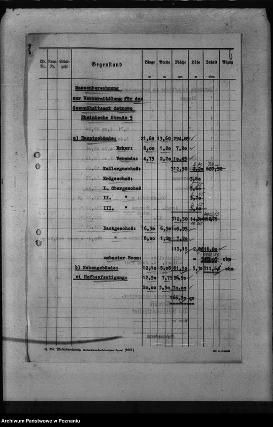 Obraz 9 z jednostki "Unterbringung der Gesundheitsämter"