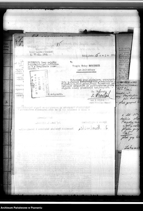 Obraz 19 z jednostki "Zatwierdzenie projektu planu urządzenia gospodarstwa leśnego dla lasów majątku Przystajnia powiat kaliski"