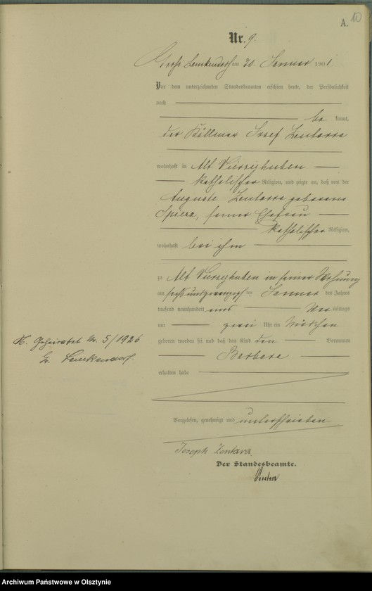 image.from.unit.number "Geburts-Haupt-Register Nr 1 - 106"