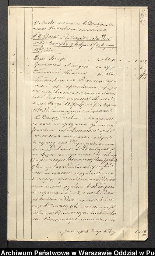 image.from.unit.number "O urządzaniu chłopów byłej rządowej wsi Godlewo Olszewo, gm. Szulborze Koty wchodzącej w skład prywatnej własności Godlewo należące do ziemianina Antoniemu Rostkowskiemu"