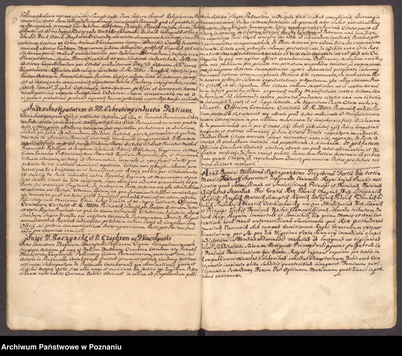 Obraz 14 z jednostki "Liber actorum officii consularis civitatis Posnaniae."