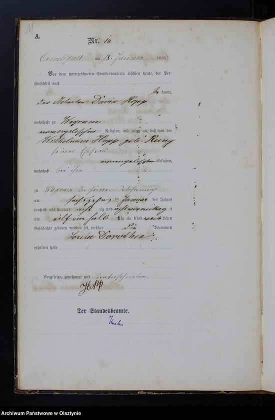 image.from.unit.number "Geburts-Haupt-Register Nr 1 - 199"