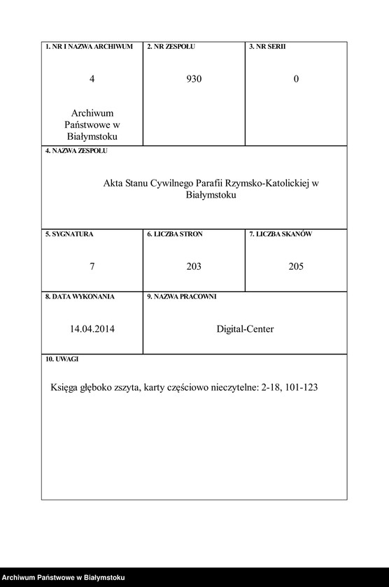Obraz 1 z jednostki "[Akta małżeństw za lata 1894-1898]"