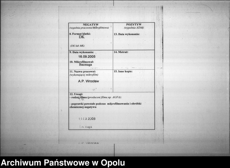 Obraz 3 z jednostki "Acta von Anfertigung und Einsendung der Nachweisungen des Medicinal Personals bey der Stadt Oppeln Vol. I pro 1817"