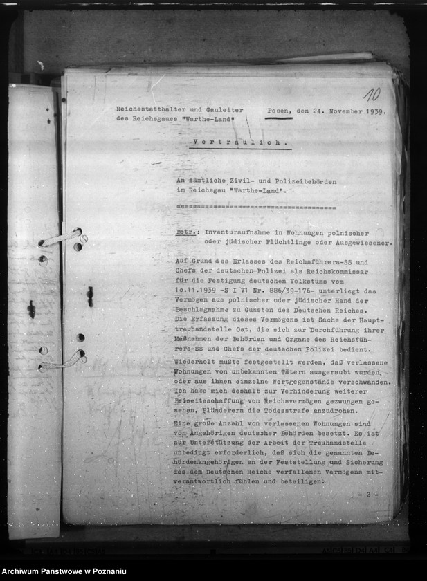 Obraz 14 z jednostki "Różne zarządzenia i korespondencja w sprawach gospodarczych"