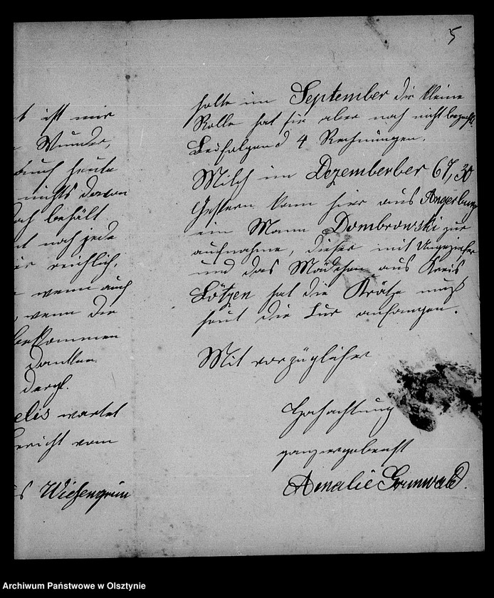 image.from.unit.number "/5 Berichte der Siechenhausschwester A. Lemke u. 50 Berichte der Diakonisse Amalie Gunwald aus dem Angerburger Siechenhaus/"