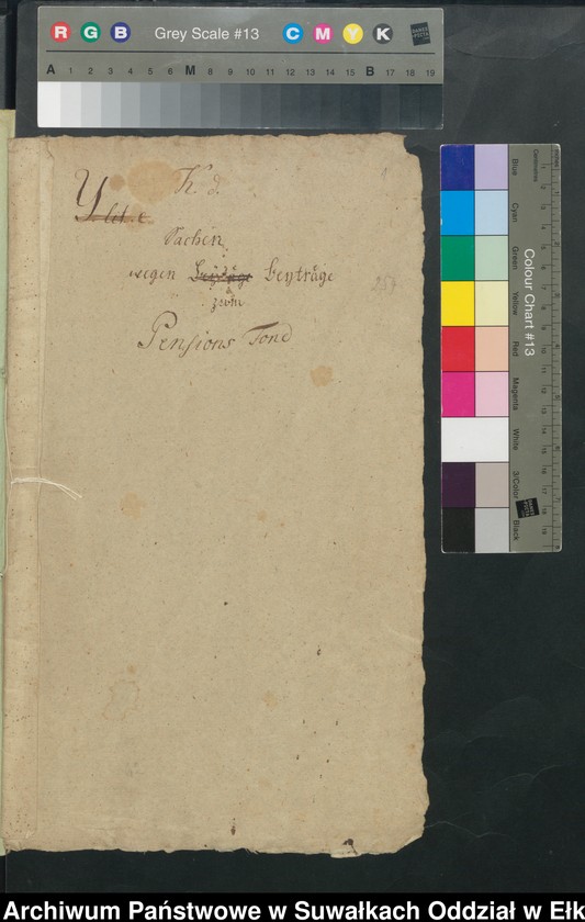 image.from.unit.number "Sachen wegen Beyträge zum Pensions Fonst"