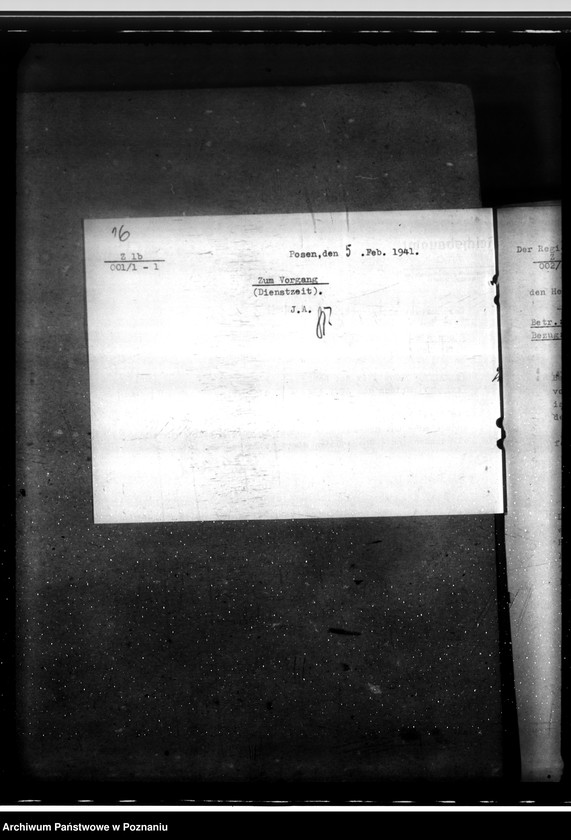 Obraz 20 z jednostki "Dienstzeit bei den Behörden"