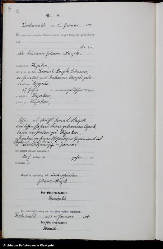 image.from.unit.number "Sterbe-Neben-Register Nr 1 - 69"