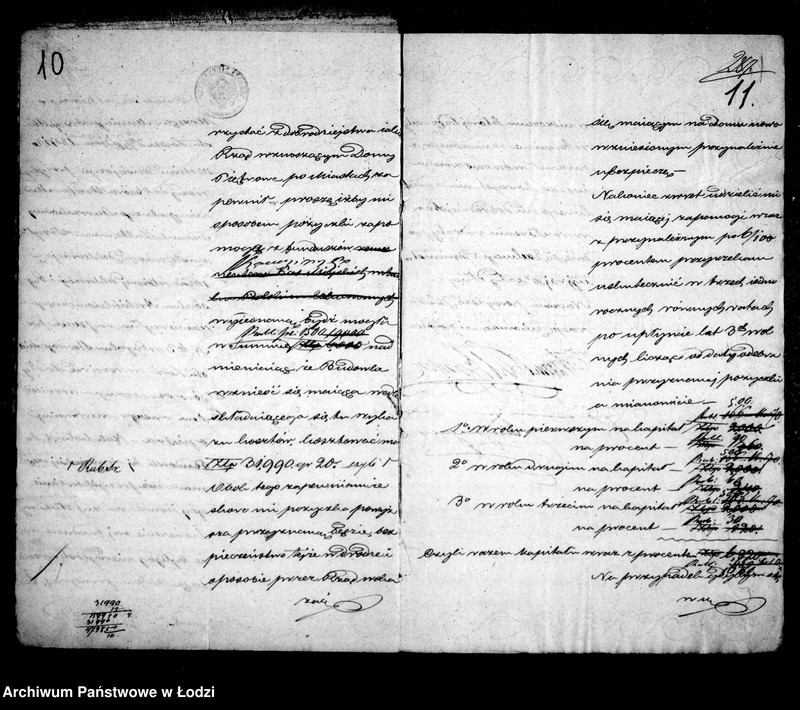 Obraz 10 z jednostki "Akta tyczące się pożyczki budowlanej Szmula Zaltzmana"