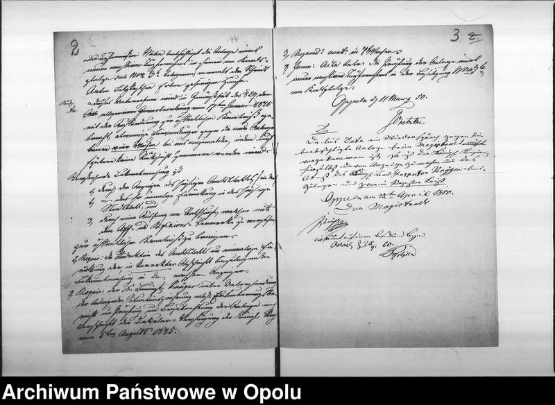 Obraz 6 z jednostki "Acta des Magistrats zu Oppeln betreffend die Prüfung der Anlage eines neuen massiven Töpfernhauses in der Besitzung No 3 b am Karlsplatze de anno 1850"