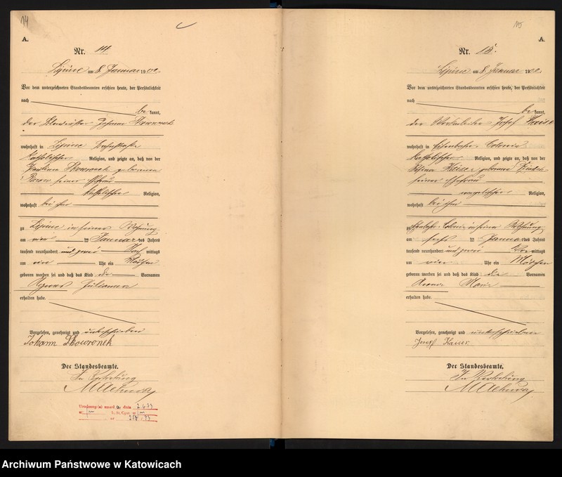 image.from.unit.number "Księga urodzeń T.1 nr 1-588"