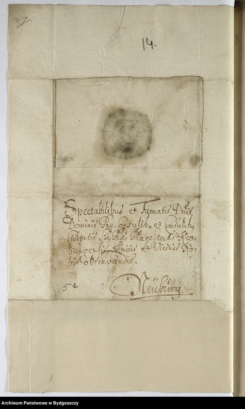 image.from.unit.number "Schriftwechsel der Stadt Neuenburg mit Graudenz"