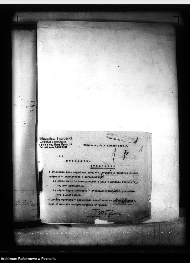 Obraz 5 z jednostki "Prawo przedkupu do majętności Czarnówka powiat bydgoski"