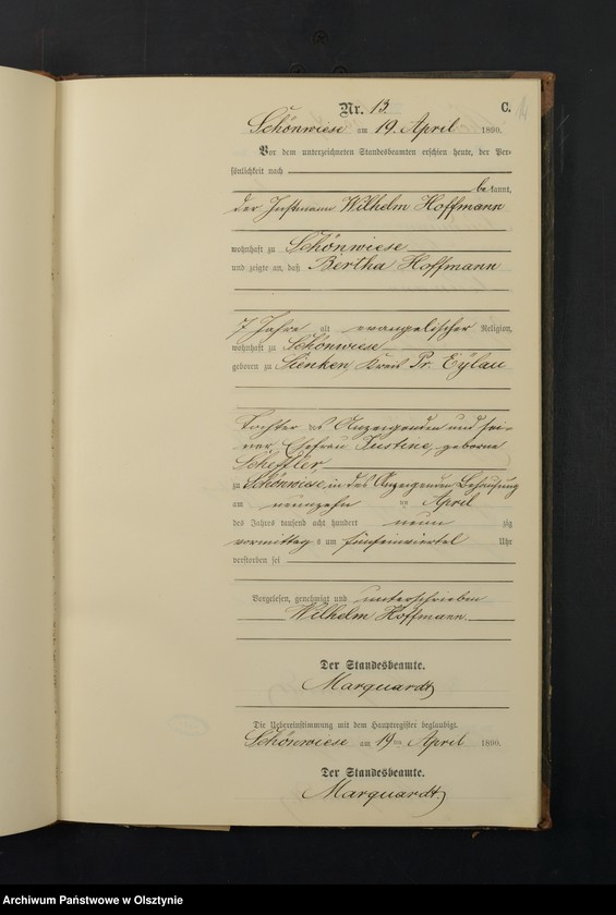 image.from.unit.number "Sterbe-Neben-Register Nr 1 - 32"