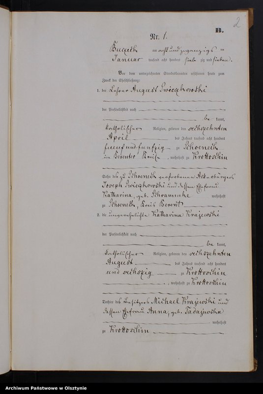 Obraz z jednostki "Heiraths-Neben-Register Nr 1 - 13"