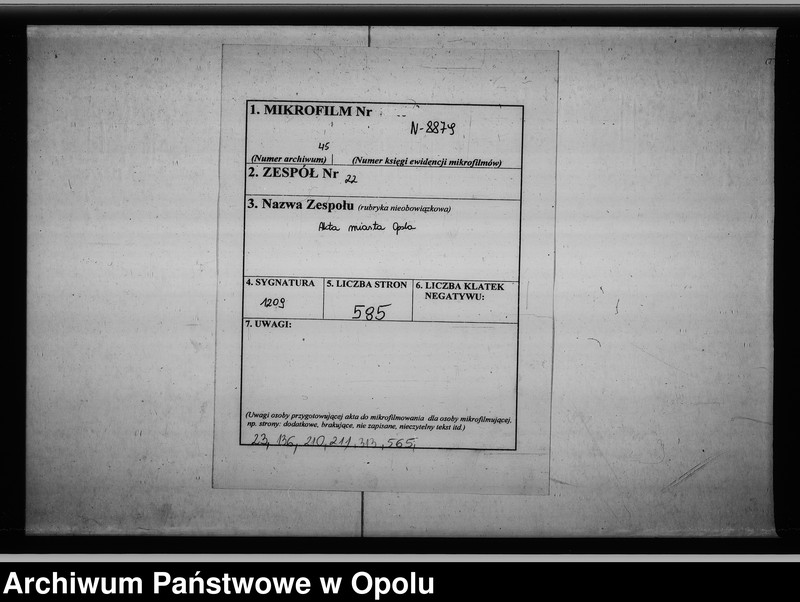 Obraz 2 z jednostki "Acta des Magistrats zu Oppeln betreffend Kgl. Preuss. Patent dass zu Verhütung der Desertion Alle und Jede welche etc."
