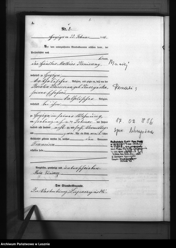 Obraz 11 z jednostki "[Księga urodzeń]"