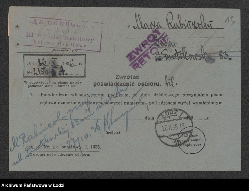 Obraz 15 z jednostki "Maria Robinzohn – sprzedaż manufaktury"