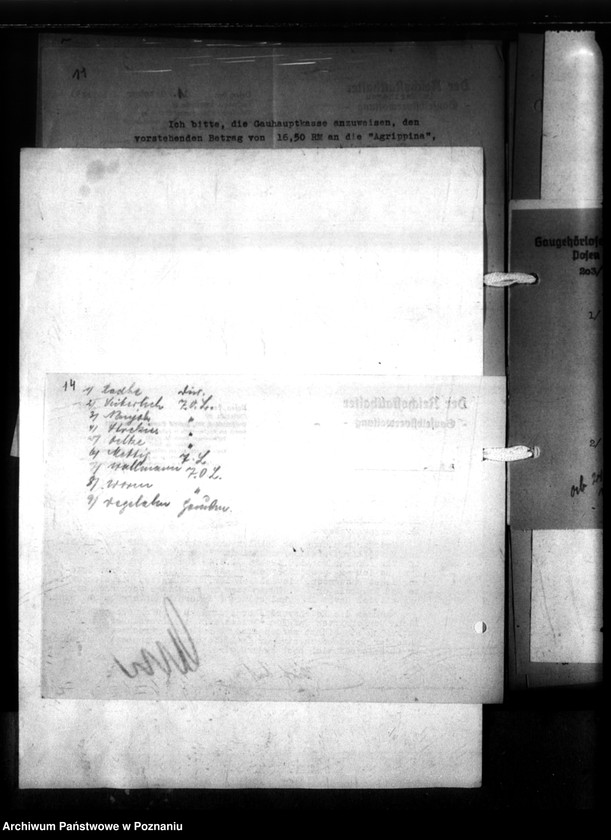 Obraz 17 z jednostki "Unfall und Haftpflichtversicherung Schüler und Lehrkräfte. [Sprawy ubezpieczeniowe]."