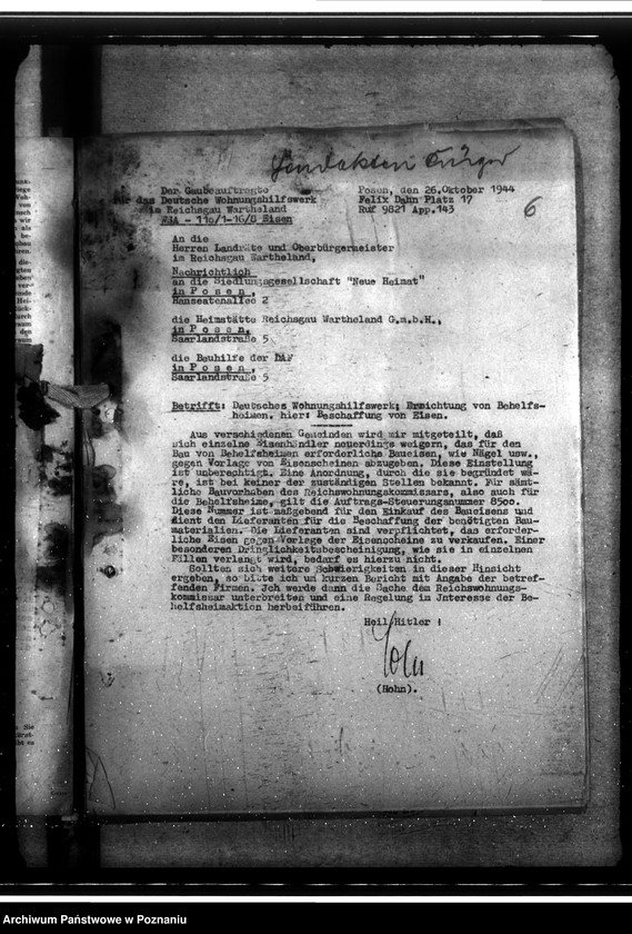 Obraz 10 z jednostki "Behelfsheime für Bombenbeschädigte"