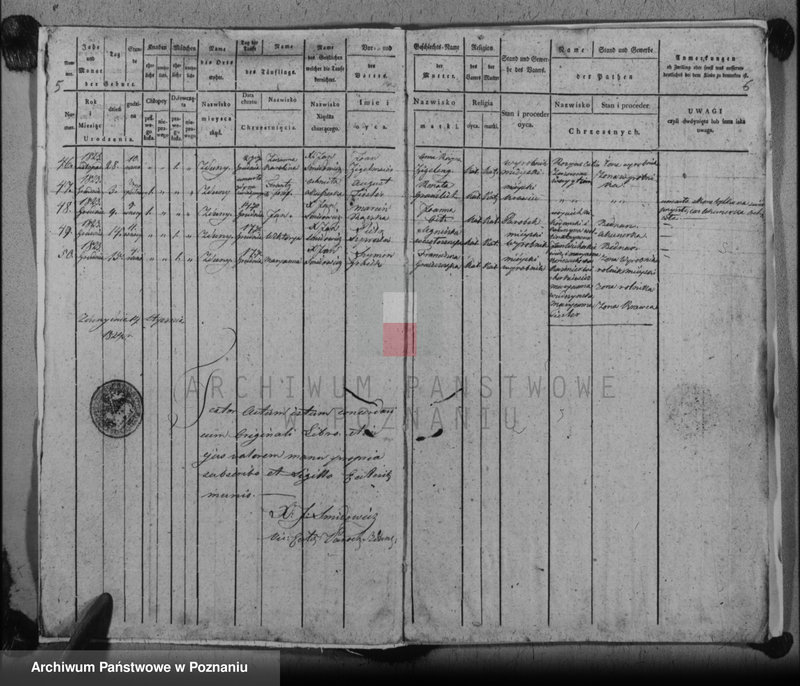 image.from.unit.number "Duplikat urodzeń, zaślubionych i zmarłych"