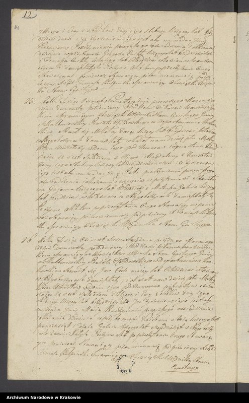 image.from.unit.number "Księga Aktów Stanu Cywilnego parafii Wawrzeńczyce, powiatu hebdowskiego, gminy szkalmbierskiej, departamentu krakowskiego, na rok 1816."