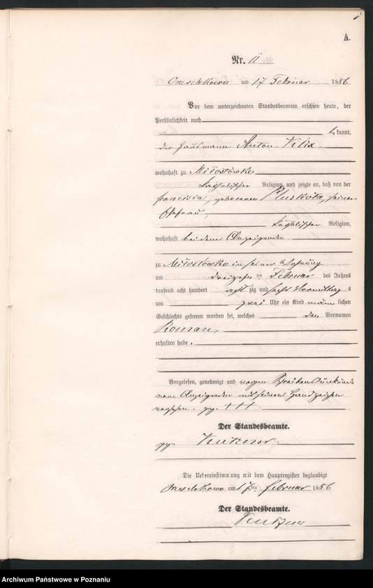 Obraz 14 z jednostki "Księga urodzeń"