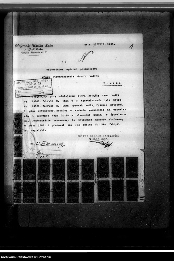 Obraz 5 z jednostki "Majętność Żytowiecko pow. gostyński nr woj. kotła 1444"