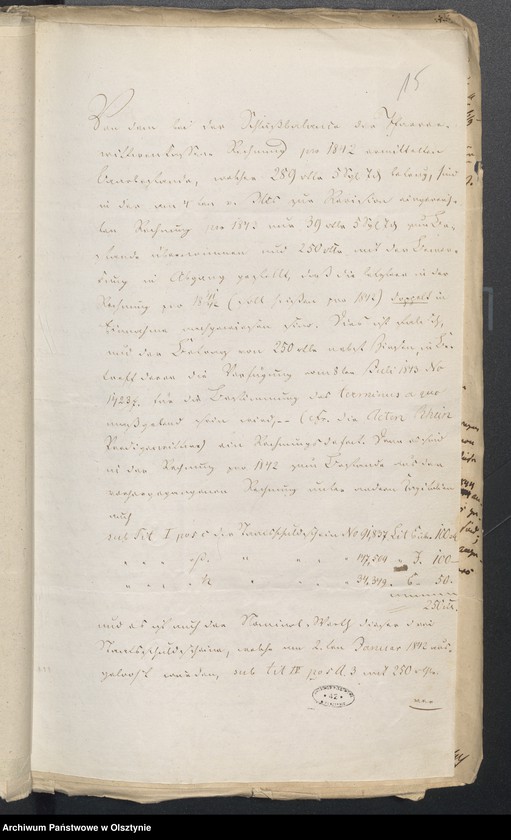 image.from.unit.number "Kirchliche Angelegenheien E. Cassen und Rechnungwesen Notaten Beantwortung"