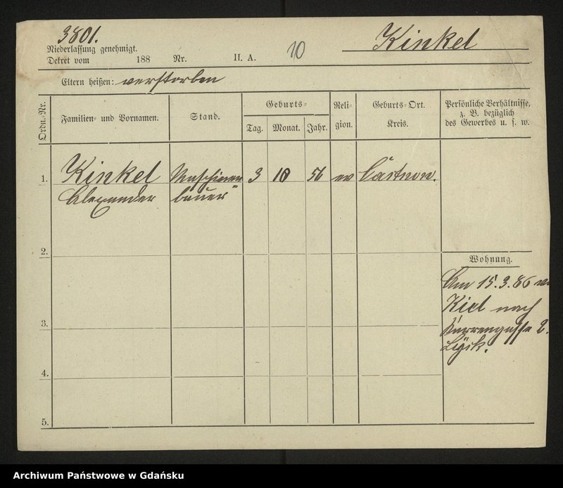 image.from.unit.number "Karty meldunkowe: Kindorff - Kiriloff"