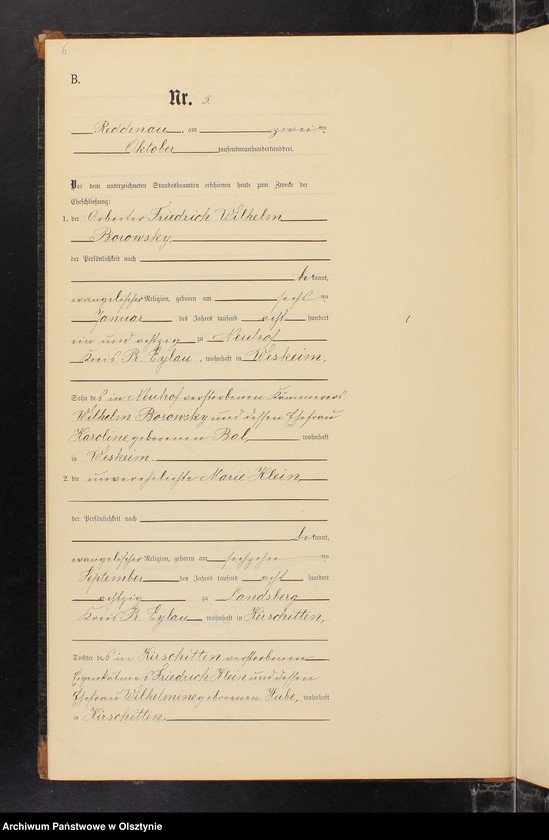 image.from.unit.number "Heiraths-Neben-Register Nr 1 - 9"