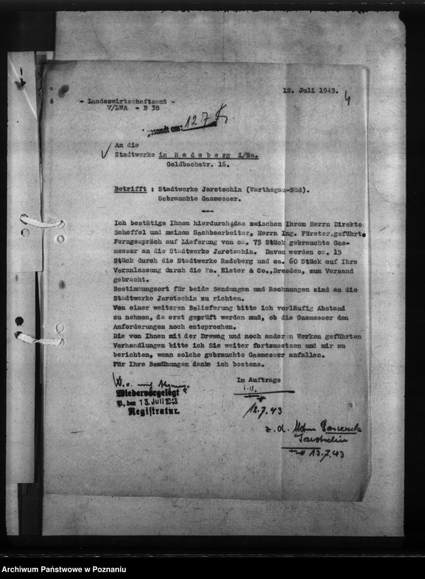 Obraz 8 z jednostki "Stadtwerke - Jarotschin"