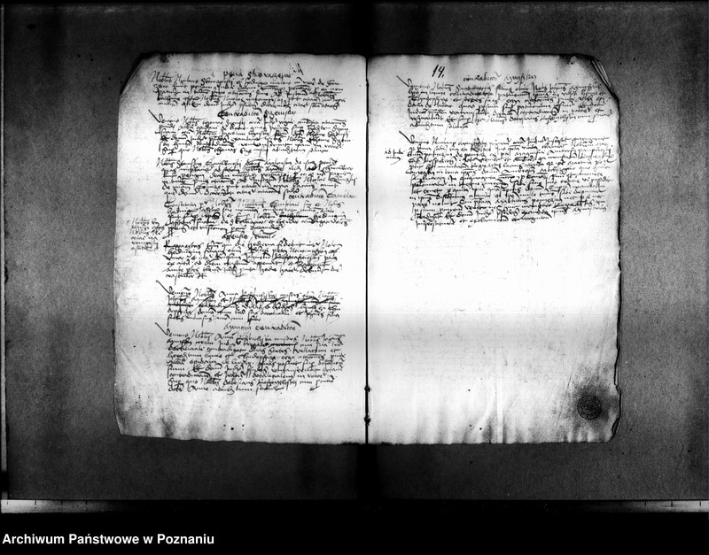 Obraz 19 z jednostki "Resignationes ,inscriptiones, relationes, decreta [protocollon]"