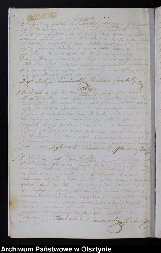 image.from.unit.number "Duplikat Aktów Urodzenia, Zaślubień, Zeyścia za Rok 1847 z Parafii Grzebskiey"