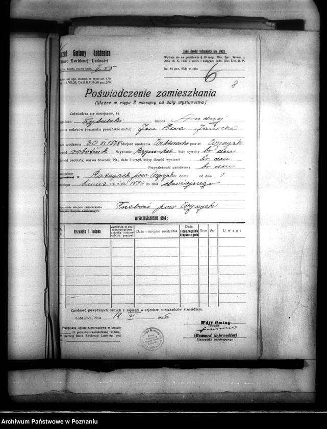 Obraz 12 z jednostki "Majątek Łobżenice powiatu wyrzyskiego odprawy z art. 44 ustawy o wykonaniu reformy rolnej"