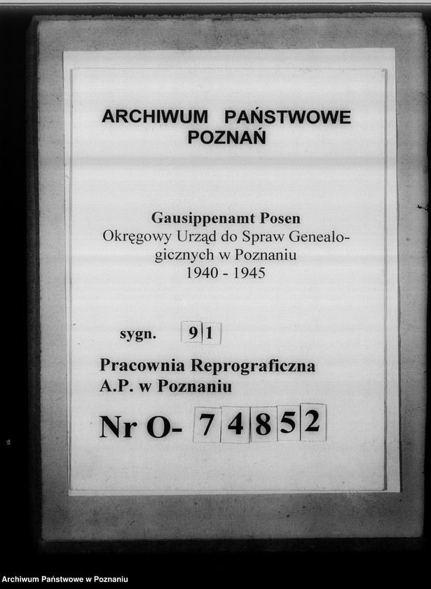 Obraz 1 z jednostki "[Korespondencja w sprawie zaginionych ksiąg kościelnych]"
