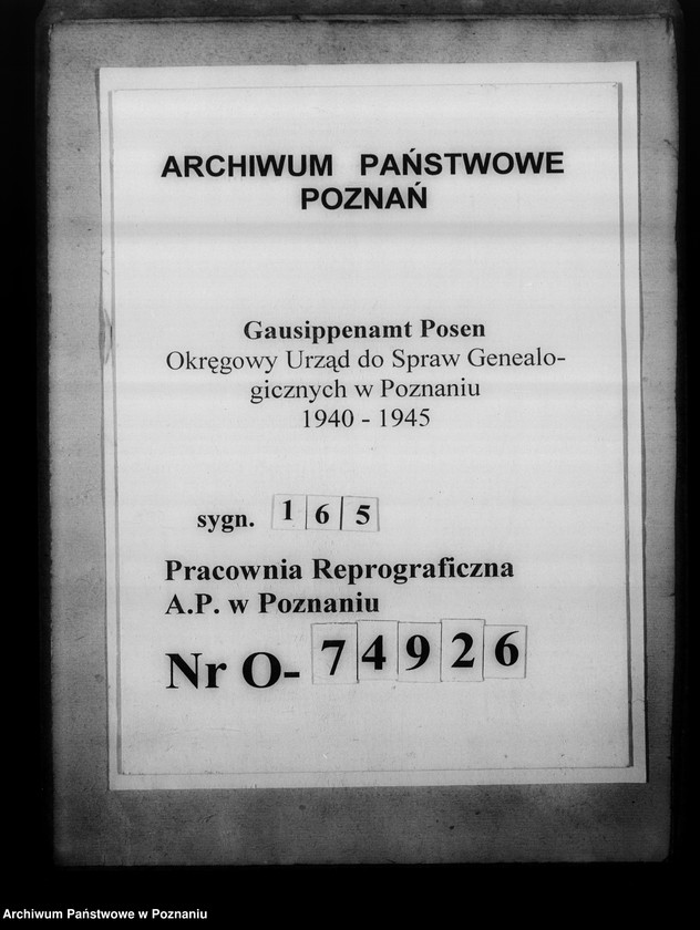 Obraz 1 z jednostki "[Wykaz ksiąg kościelnych ewnagelickich, katolickich i stanu cywilnego z miasta Włocłwaka i powiatu włocławskiego, województwa bydgoskiego]"