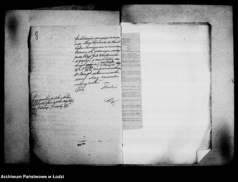 Obraz 12 z jednostki "Akta tyczące się awizacji"