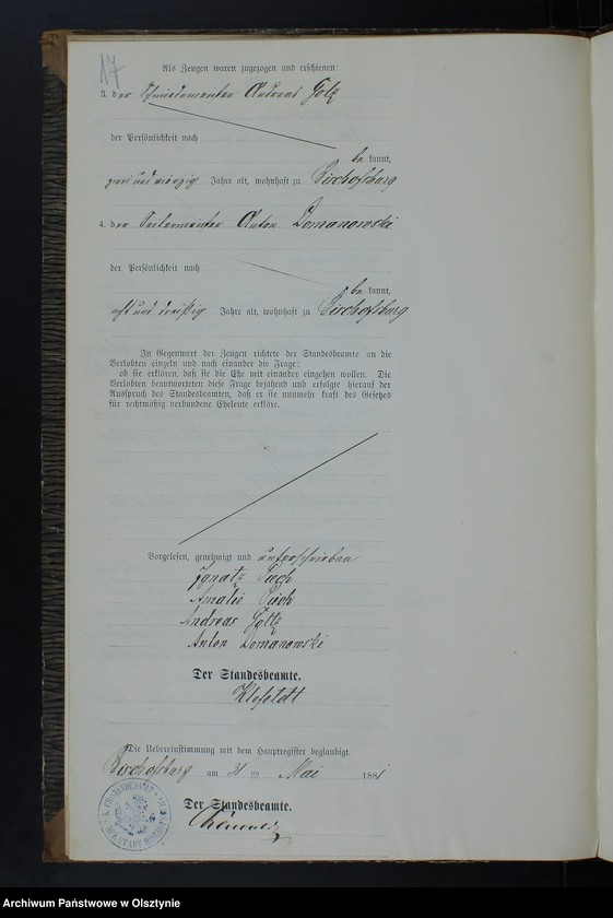 image.from.unit.number "Heiraths-Neben-Register Nr 1 - 26"