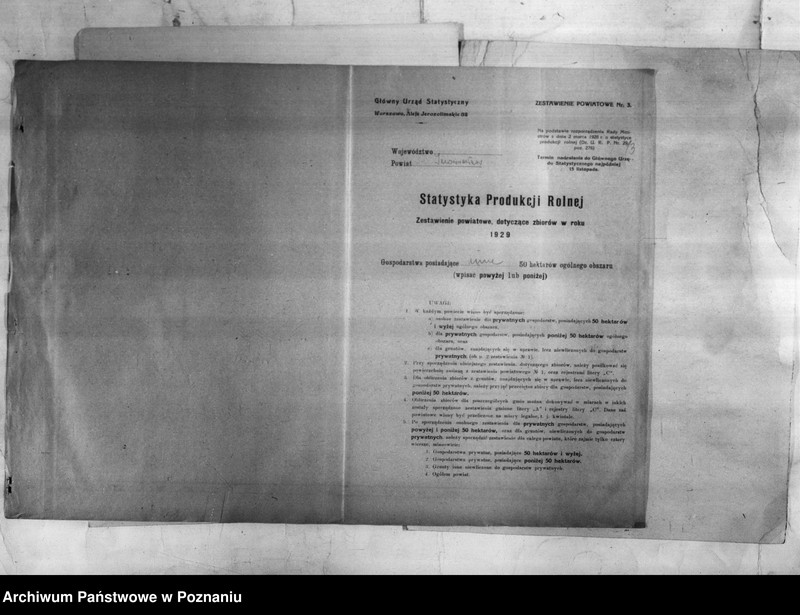 Obraz 14 z jednostki "/Statystyka produkcji rolnej - zestawienie powiatowe - Inowrocław/"