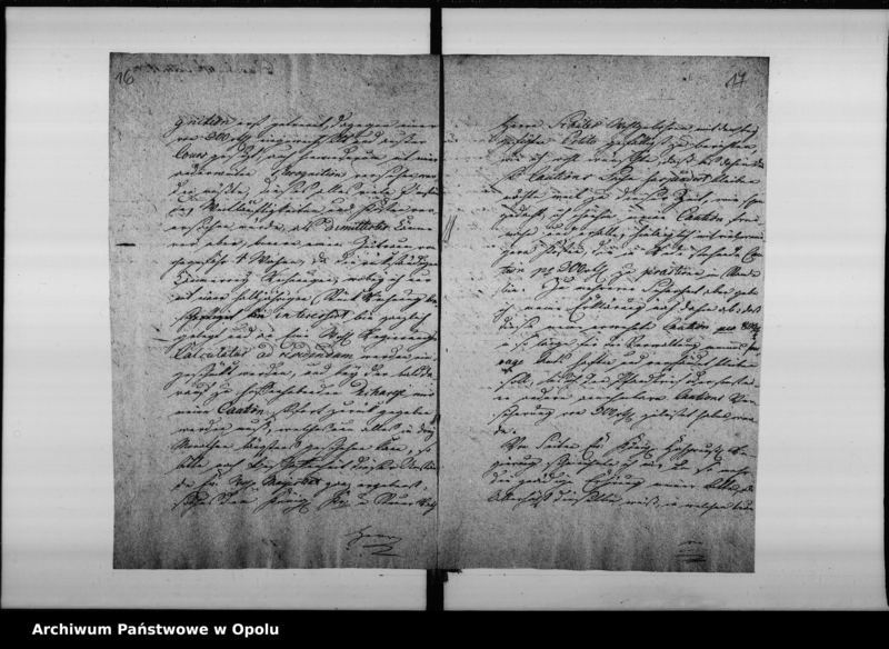 Obraz 18 z jednostki "Acta von Anstellung des fourage Magazin Rendanten zu Oppeln so wie dessen Cautions Leistung und Amtsführung betreffend. de anno 1809 bis um [1817]"