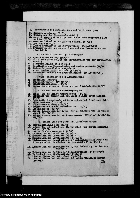 Obraz 10 z jednostki "Statistik der Gesundheitsämter über Todesursachen deutscher Kinder"