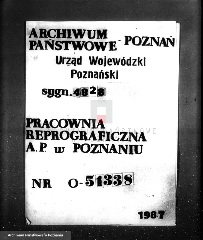 Obraz 1 z jednostki "Zatwierdzenie projekt urządzenia niklowni i chromowni Galwanometal St. Perkowska w Poznaniu"