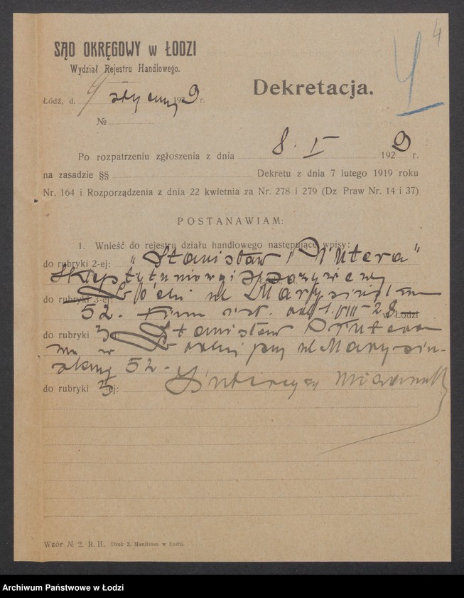 Obraz 6 z jednostki "Stanisław Pintera - sklep spożywczy i tytoniowy"